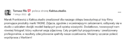 Opinia dotycząca współpracy z Kaktus.studio od Beautyshop.pl