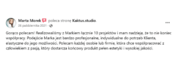 Opinia dotycząca współpracy z Kaktus.studio od Krakowskiej Szkoły Biznesu UEK